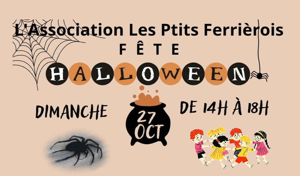 27 octobre 2024 : Les P’tits Ferrièrois fête Halloween